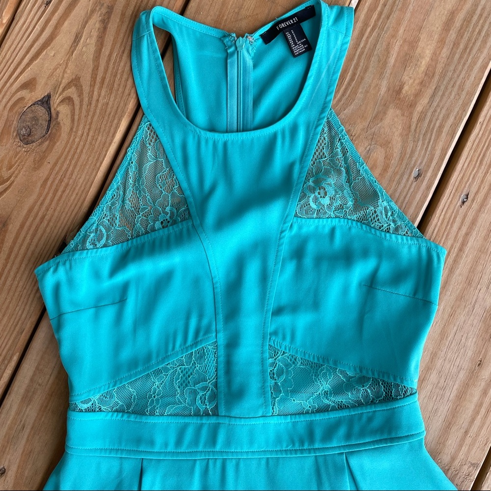 Lace Cut-Out - Razor Back Mini Dress! - Picture 2 of 3